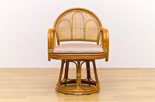 ★新品未使用★ 座椅子 回転 ラタン ハイタイプ（ハニー） 楽天市場】[5%OFFクーポン] 高座椅子 ラタン 座椅子 回転式座椅